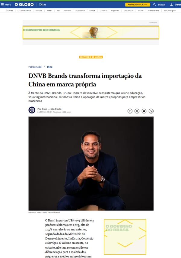 Matéria do O Globo — DNVB Brands
