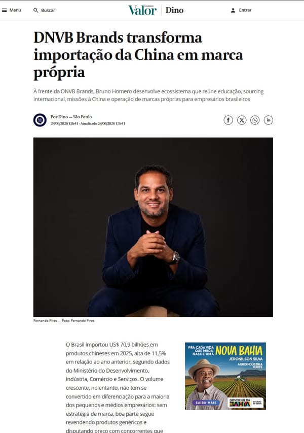 Matéria do Valor Econômico — DNVB Brands